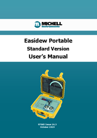 Thumbnail of document Manual - EAP Easidew Portable Hygrometer